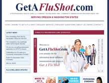 Tablet Screenshot of getaflushot.com